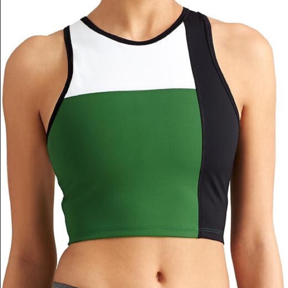 Athleta Derek Lam Colorblock Crop Top